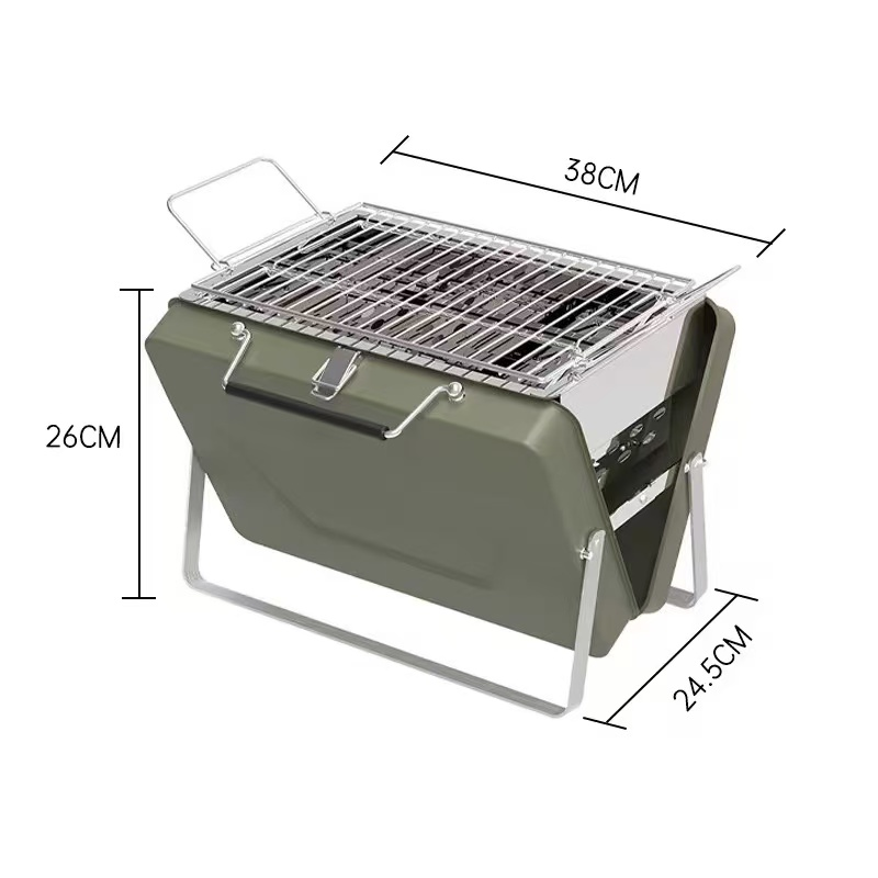 Outdoor barbecue grill appearance