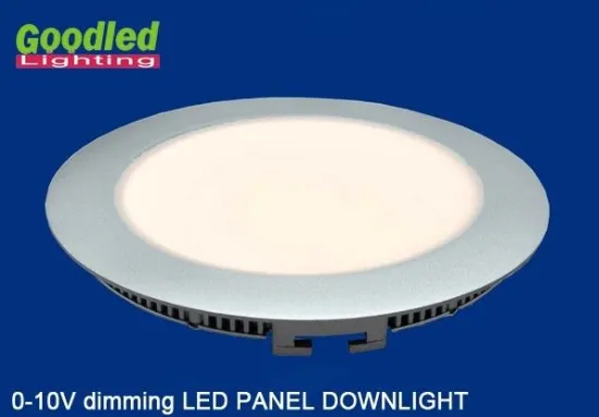 Ultra Thin 0 - 10v Dimmable Led Panel Downlight 8w With Aluminium Housing