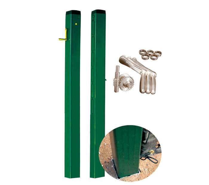 Inground Tennis Net Post for Outdoor Use
