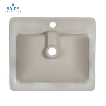 CUPC Modern White Rectangle Undercounter Bathroom Sink Basin
