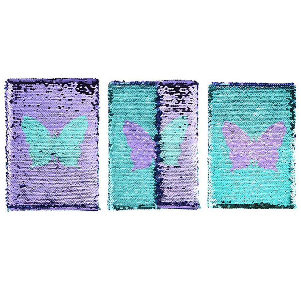 Butterfly Reversible Sequin Notebook 1 Butterfly Reversible Sequin Notebook 1