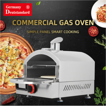 Để bán lò nướng bánh pizza gas đơn trên bàn bằng thép không gỉ