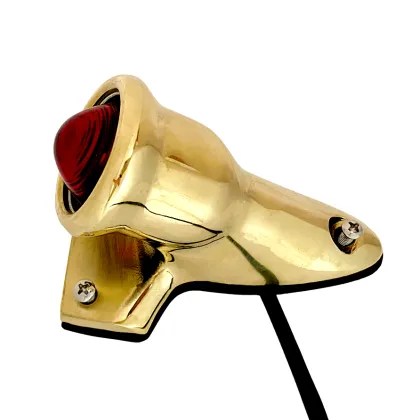 Brass Crocker Style Vintage Tail Light for Harley Bobber