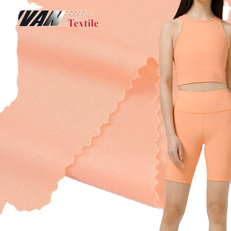 ผ้าสแปนเด็กซ์โพลีเอสเตอร์ DTY ย้อมเดี่ยวธรรมดา