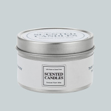 Natural Handmade Smokeless Soy Wax Tin Candle