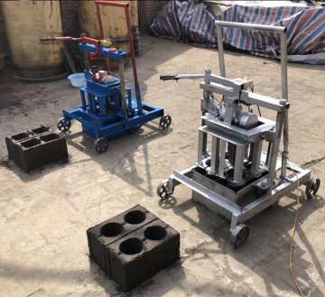 Electric Mobile Cement Brick Maker Machine for Small Industries