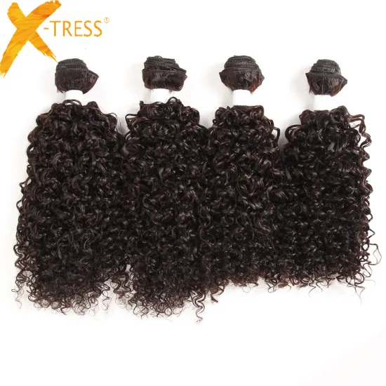 new curly hair weft wholesale alibaba hair weave high temperature fiber ombre color Cheap synthetic hair extension