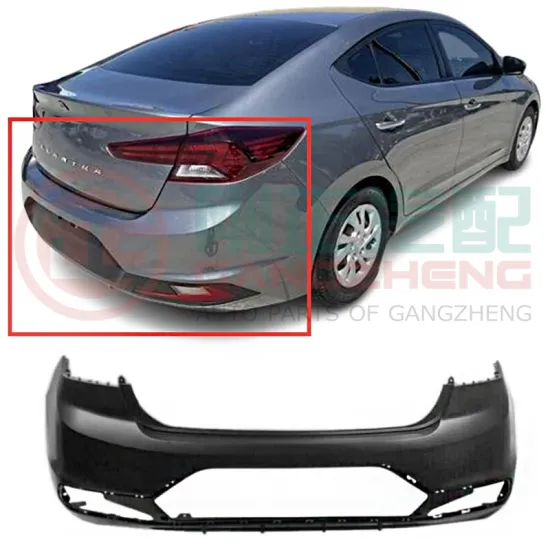 OE 10754438-SPRP Plastic Rear Bumper for SAIC MG MG ZS Auto Body Systems
