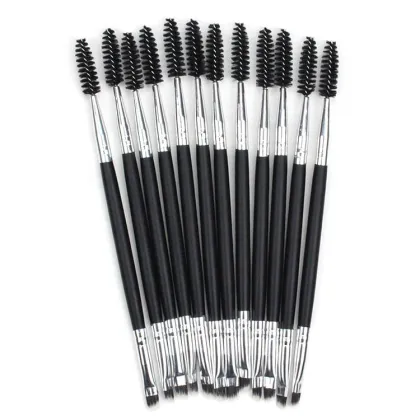 Makeup Eyebrow Brush with Comb Spoolie Brush for Eyebrow Makeup