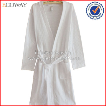 High quality 5 Star patterned cotton bathrobes/hotel bathrobe