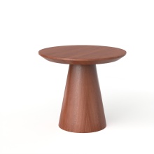 round wooden end table