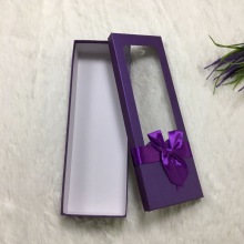 Gift Box Flowers Decor with Window Wedding Packaging