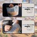 Eko-ognioodporne silikonowe torby na żywność z uszczelką ziplock