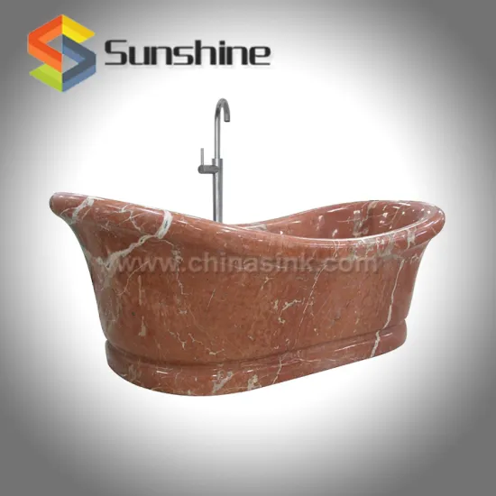 Rojo Alicante Marble Bathroom Bathtubs