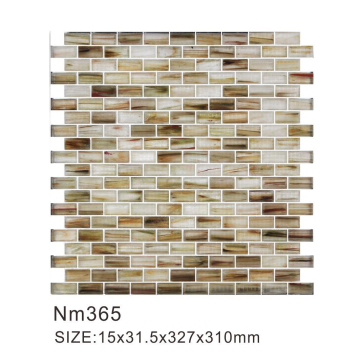 Hazy luxury mosaic art wall glass tiles