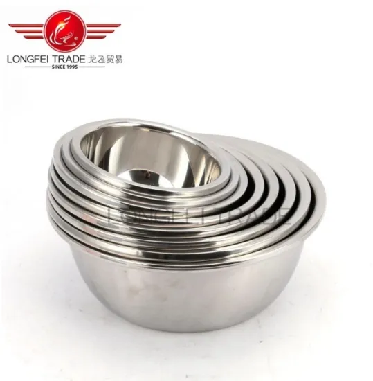 Polished Crimping Deep Stainless Steel Washing Basin