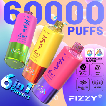 Wholesale FIZZY MAX III 60000puffs Disposable Vape
