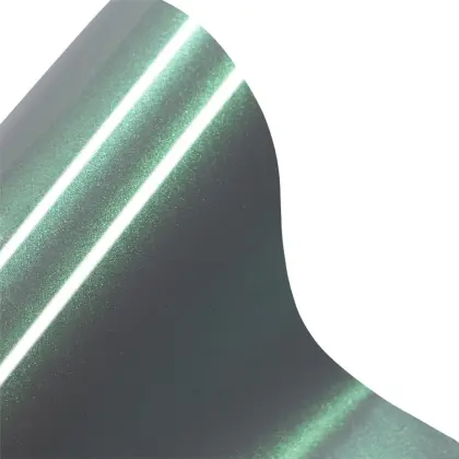 Glossy Turquoise Car Wrap