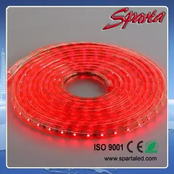 Flex red color decoration flex led strip 220v
