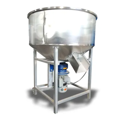 France Rural Farmers Feed Powder Vertical Electric Stainless Steel Mixer