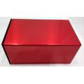 Quadratische rote Farbe Kaffee Tin Box