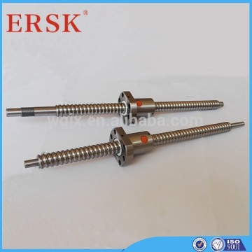 cnc machine parts 1605 ball screw with single nut by domestic ERSK company produced