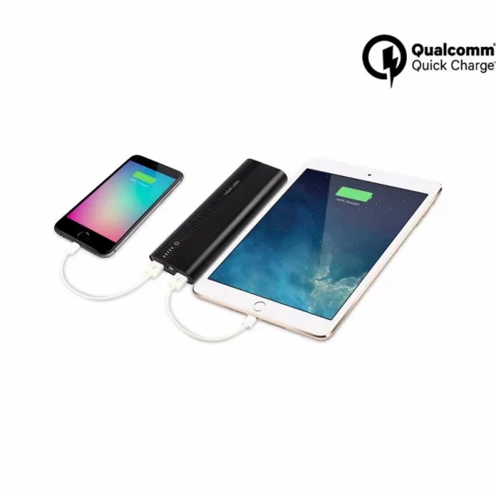 Fast Charging 2 Usb Ports Car Portable Power Charger 20000mah powerbank