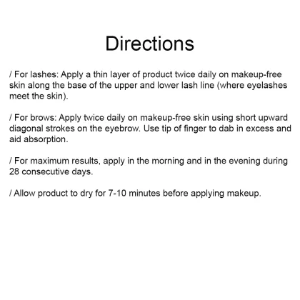 Private Label Eyelash and Eyebrow Growth Serum