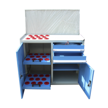 Troli Alat CNC: BT30 BT40 BT50 HSK63 HSK80 HSK100 Kabinet Alat