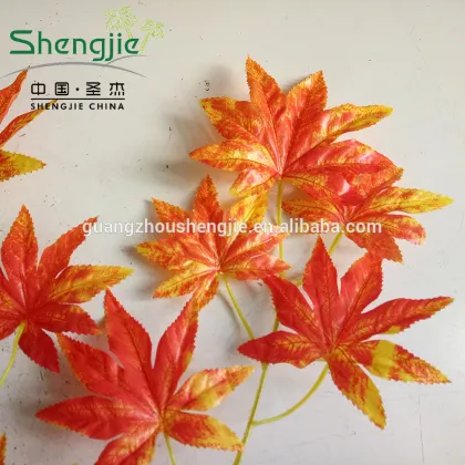 CHY070919 Garden decoration plastic maple leaf/leaf for maple tree making