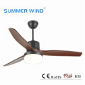 3 wooden blades for ceiling fan with light
