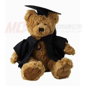 Sitting Graduation Teddy Bear with Cap and Gown