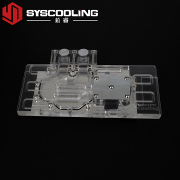Syscooling new transparent graphic card water block GTX960 gpu high performance water cooling