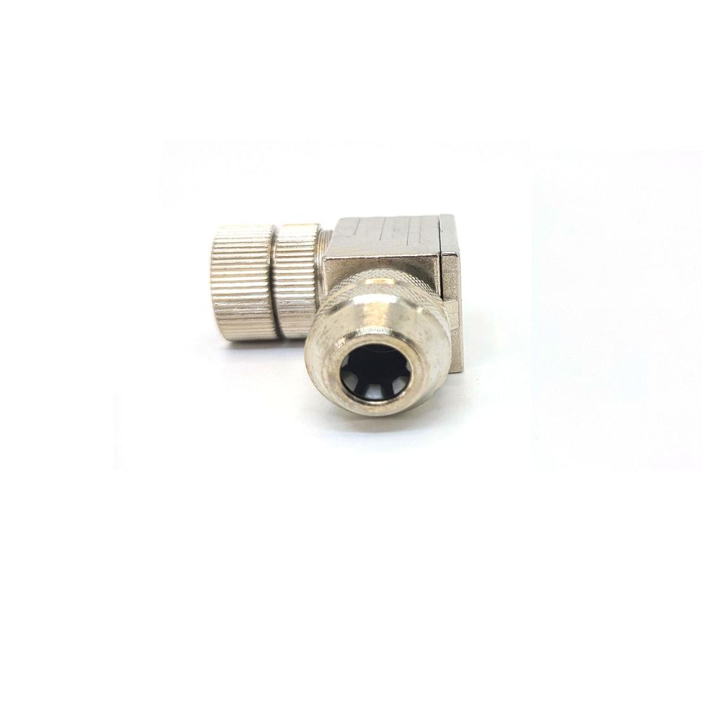 M12 shielded plug connector