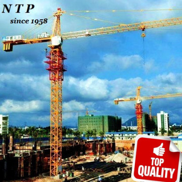 GUANGXI NTP Brand 16 tons,QTZ7030,70m,Jib luffing construction tower crane price