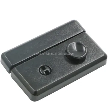 Black Coated Alloy Metal Clip Lock for Leather Bag, Box, Purse: Hardware Clasp Closure Push Lock Buckle for Handbag