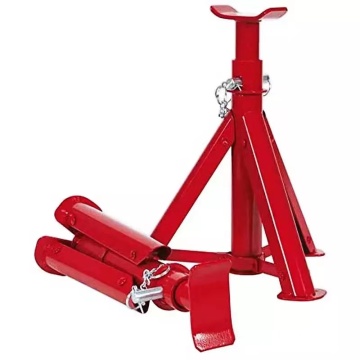 3トンの折りたたみポータブルパイプスタンド - 三角車ジャックスタンド安全ツール