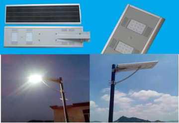 20W LED Lamp with Sensor Integrated Solar Garden Light