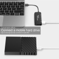 Ultra-thin 4-port USB 3.0 HUB High Speed Indicator Light USB Hub For Multi-device Computer Laptop Desktop PC Adapter keyboard