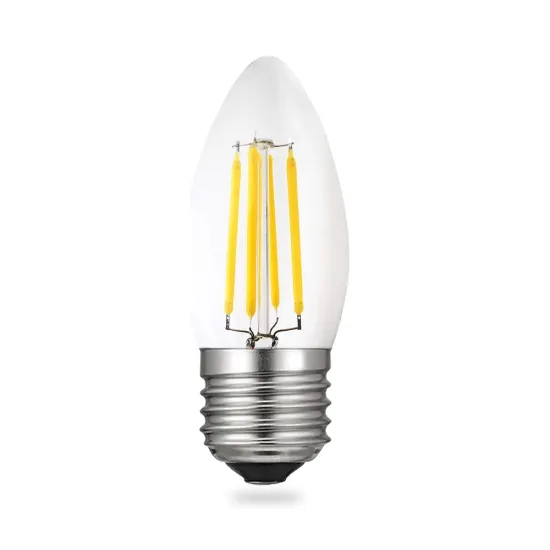 ETL PSE SAA FCC Dimmable LED Filament Bulbs for 110V-240V, E12/E14/E27/C35