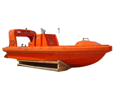 Solas Fireproof Life Boat: Marine Rescue Vessel F.R.P