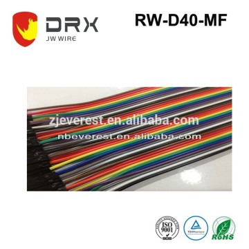 2.54*2.54mm pitch mixed color M/F Jumper wire for laboratory