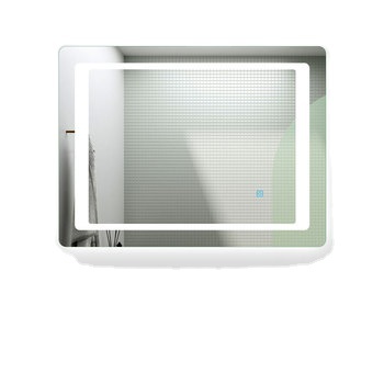 Anti Fog High Quality Vanity Mirror with LED Lights - Rectangle Smart Touch Illuminated Bathroom Mirror