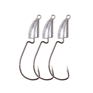 New Arrivals: 5G to 14G Carbon Steel Jig Lead Head Fishing Hooks & Jigheads
