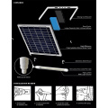 IP65 wasserdichte zuverlässige LED -Solarzuhrleuchte