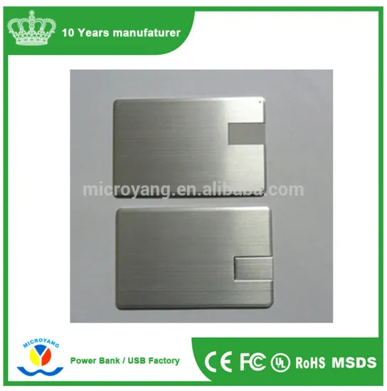 Promotion Custom Metal Business Card USB flash Drive