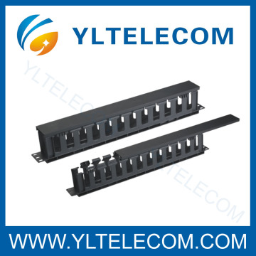 19 Inch Cable Manager with Metal Cover