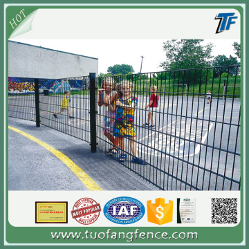 Double wire decorative welded fencing panel