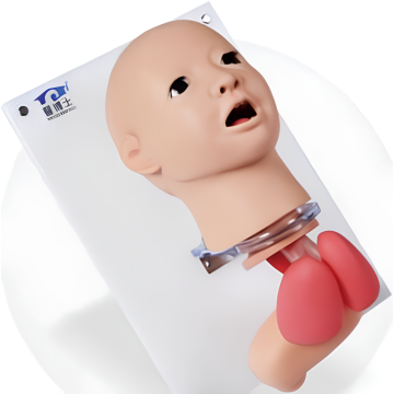 Modelo de intubação endotraqueal infantil