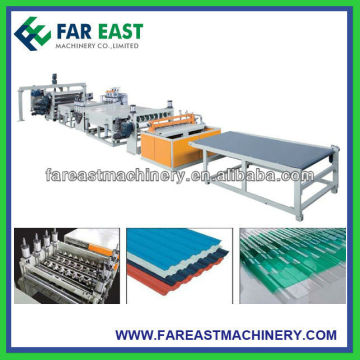 PVC Corrugated Sheet Extrusion Line/Corrugated Sheet Extrusion Machine